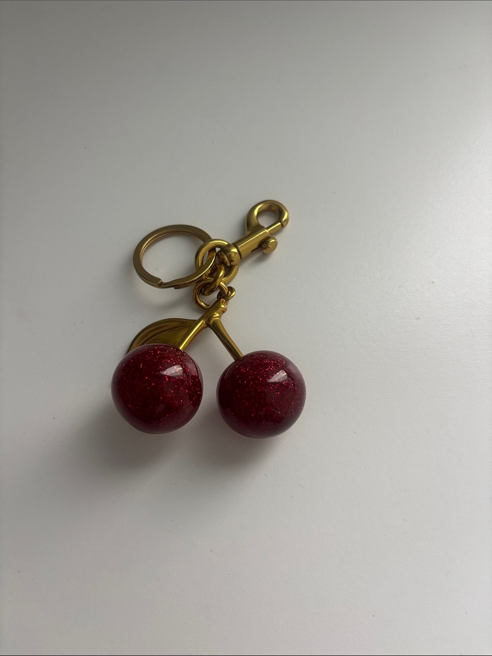 Cherry bag charm - Picture 2 of 3